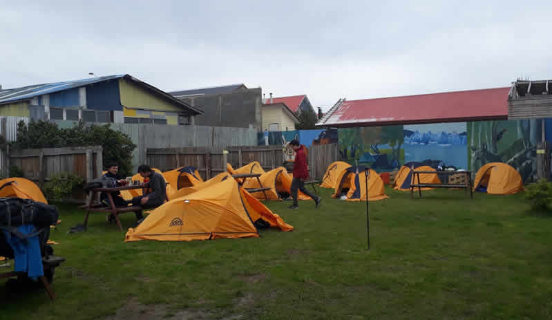 Donde acampar en Puerto Natales