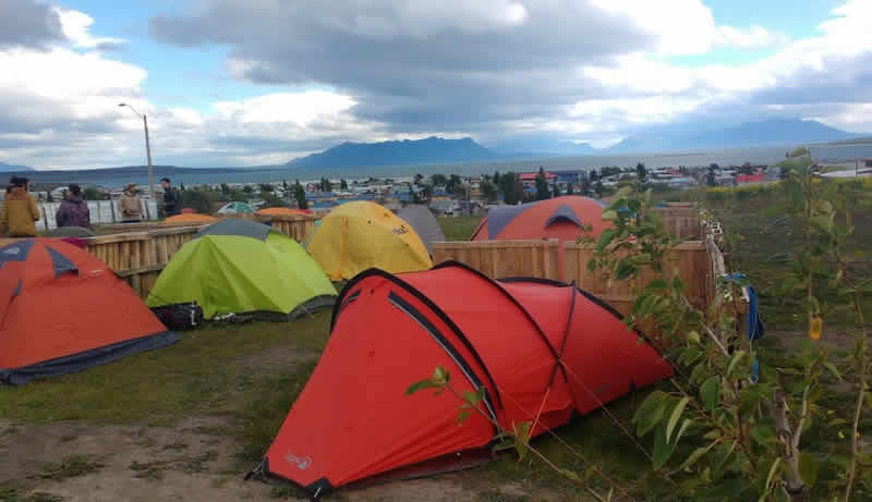 Donde acampar en Puerto Natales